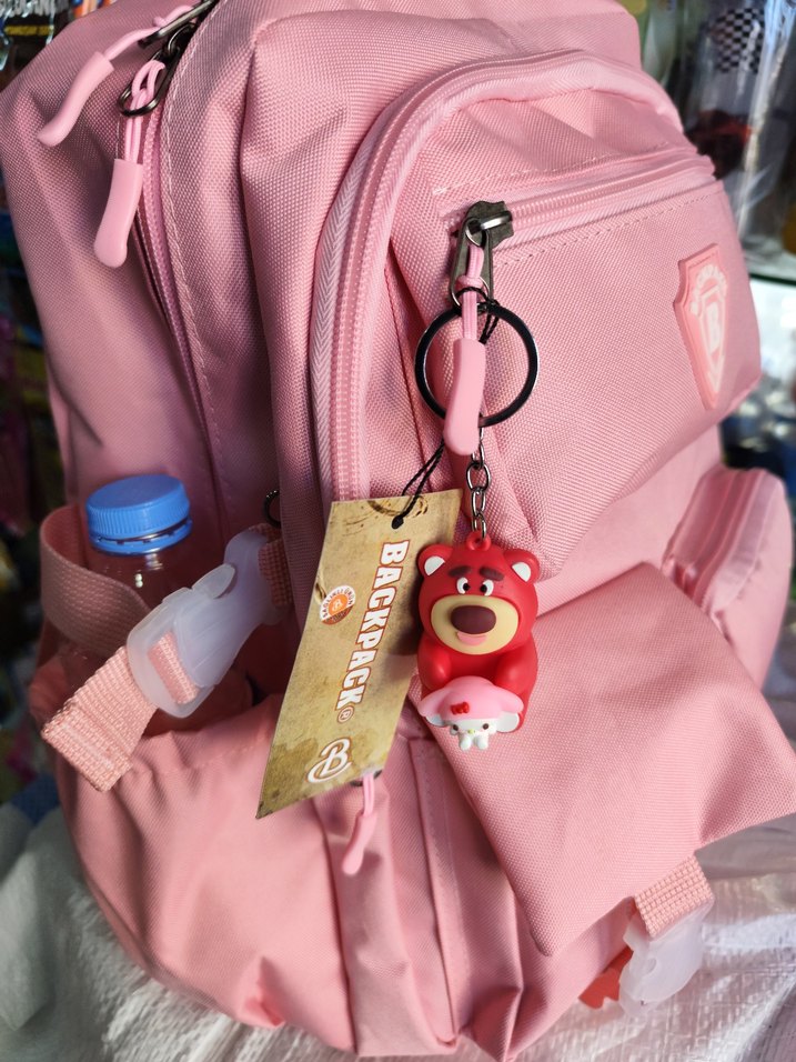 Renkli Pembe Kore model Sırt ve Okul Çantası - Görsel 3