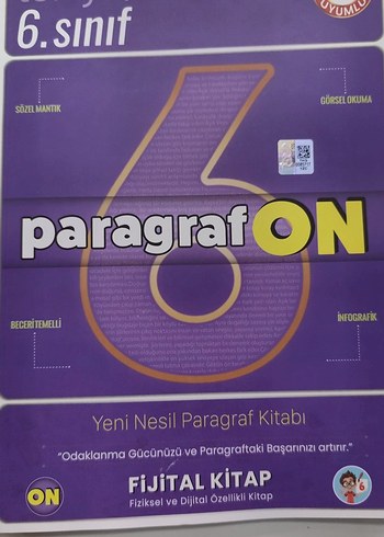 6. Sınıf Paragraf ON Yeni Nesil Kitap
