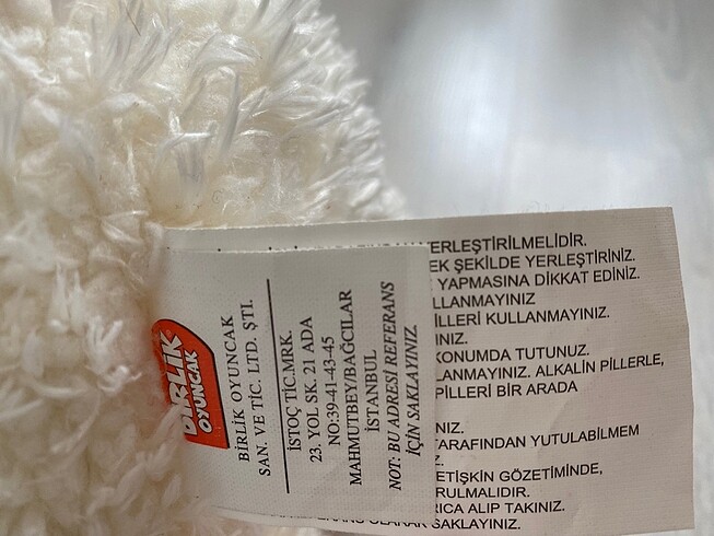  Beden Renk Peluş kuzu oyuncak