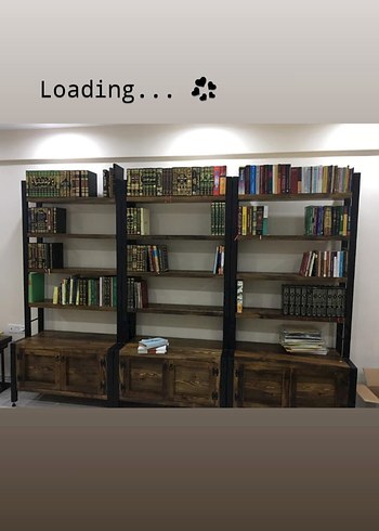 Ikea Ahşap Kitaplık