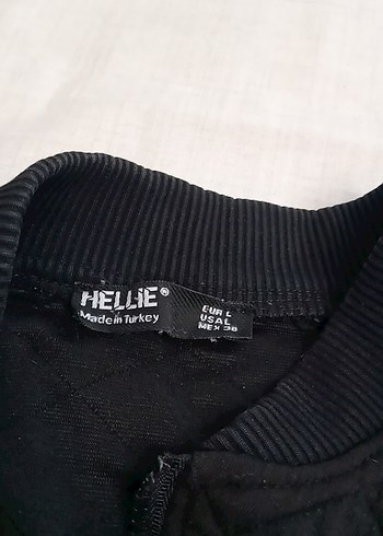 Uzun Siyah Fermuarlı Kadın Ceket - Görsel 3