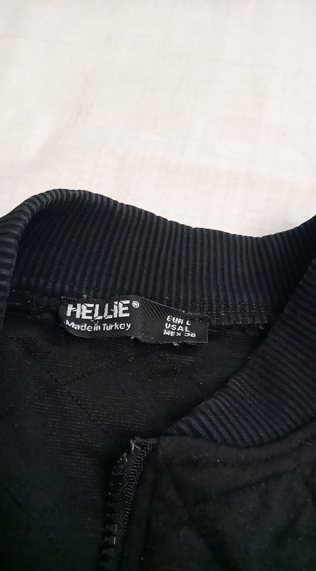 Uzun Siyah Fermuarlı Kadın Ceket - Görsel 3