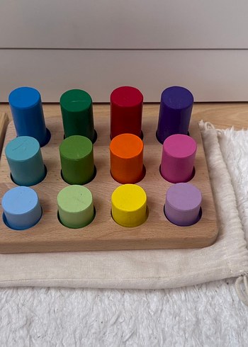 Fisher Price Renkli Ahşap Eğitici Bloklar