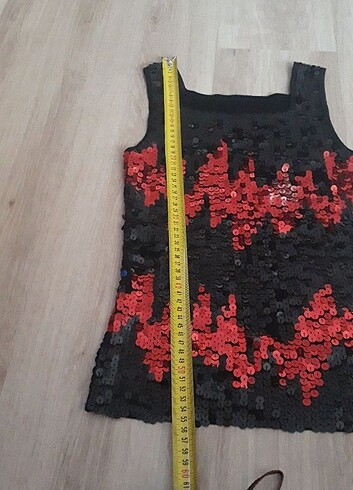 Pul palet işlemeli bluz