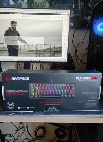 Rampage Plower Mekanik Klavye Red Switch