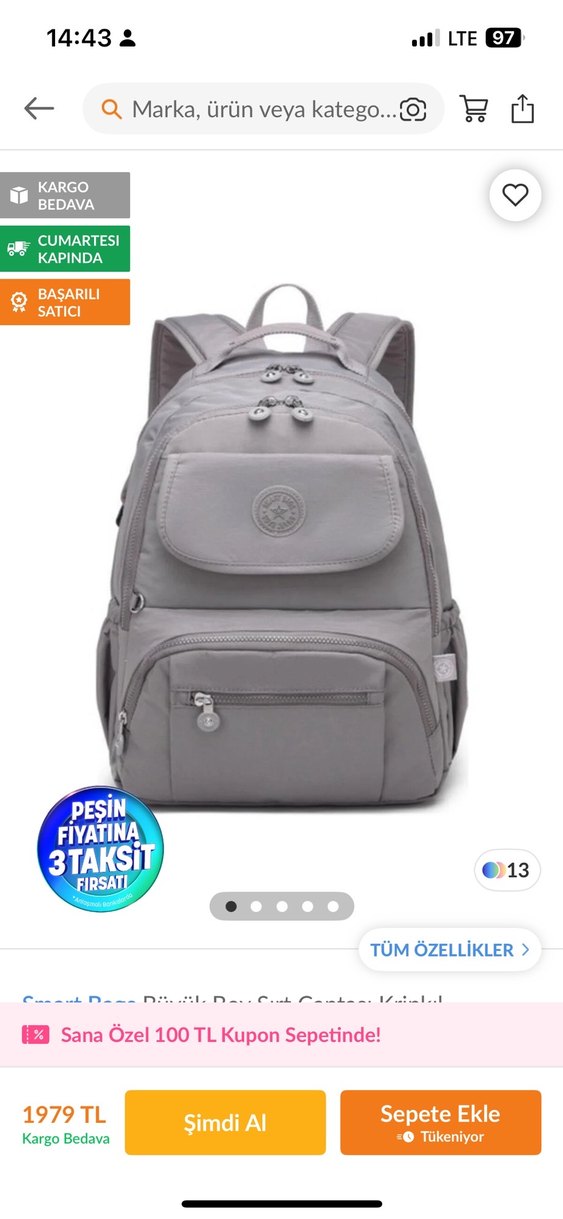 Smart Bag Sırt çantası - Görsel 2