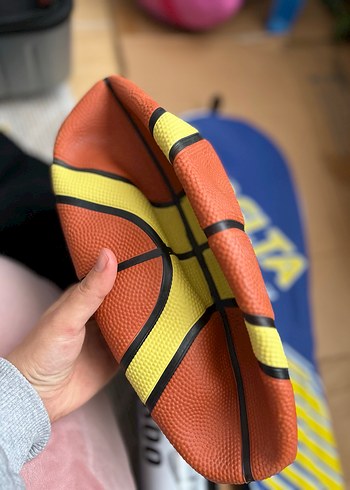 Voit Impact Kahverengi-Beyaz Basketbol Topu N7 - Görsel 3