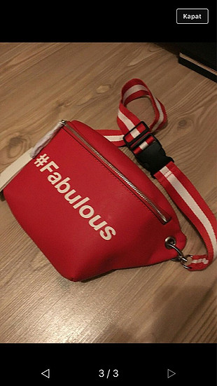 Stradivarius bel çantası