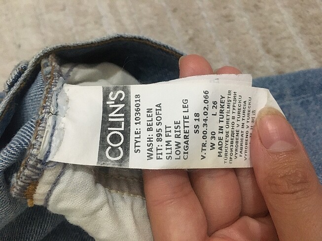 30 Beden Kot pantolon