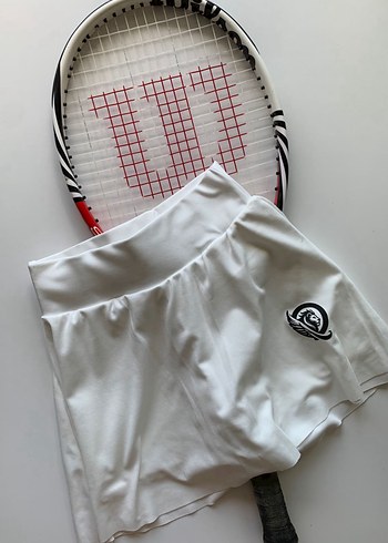 Şortlu yüksekbel tenis eteği 