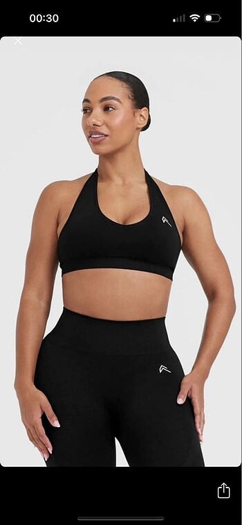 Alphalete pedli boyundan askılı büstiyer bra