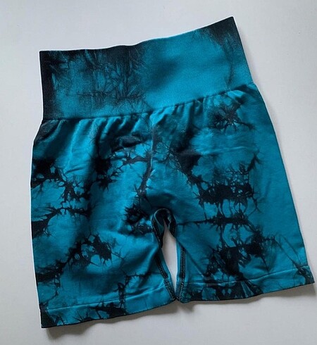 s Beden Oace büzgülü push up batik şort tayt