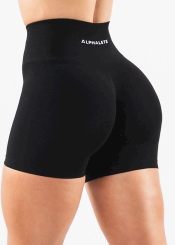 Alphalete büzgülü spor şort tayt