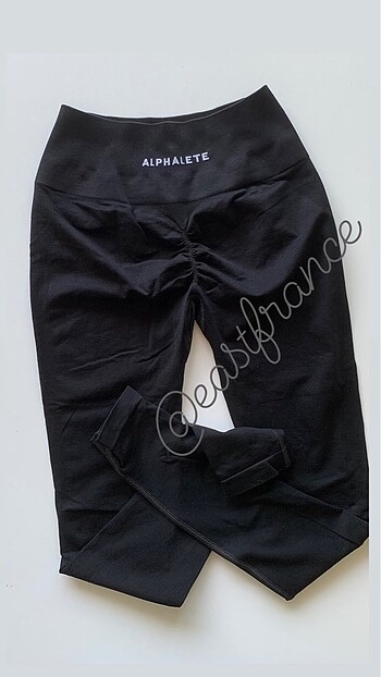 Alphalete büzgülü push up yüksekbel tayt