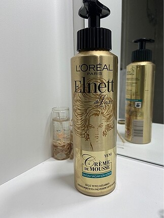 Loreal elnett dalgalı saç köpüğü
