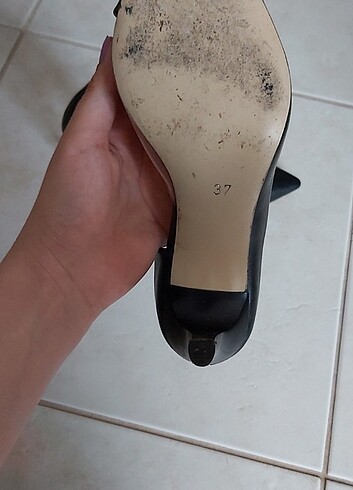 37 Beden siyah Renk Stiletto ayakkabı