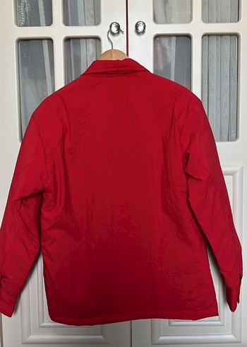 Kırmızı Düğmeli Erkek Street Wear Mont - Görsel 2
