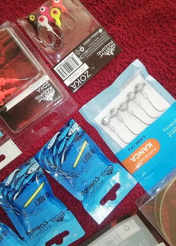 Renkli Silikon Sahte Yem ve Balıkçılık Malzemeleri - Görsel 5