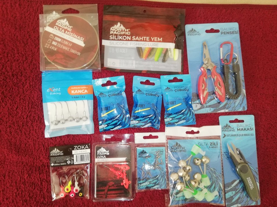 Renkli Silikon Sahte Yem ve Balıkçılık Malzemeleri - Görsel 3