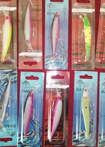 Renkli Çoklu Balıkçılık Yemleri Rapalalar - Görsel 3