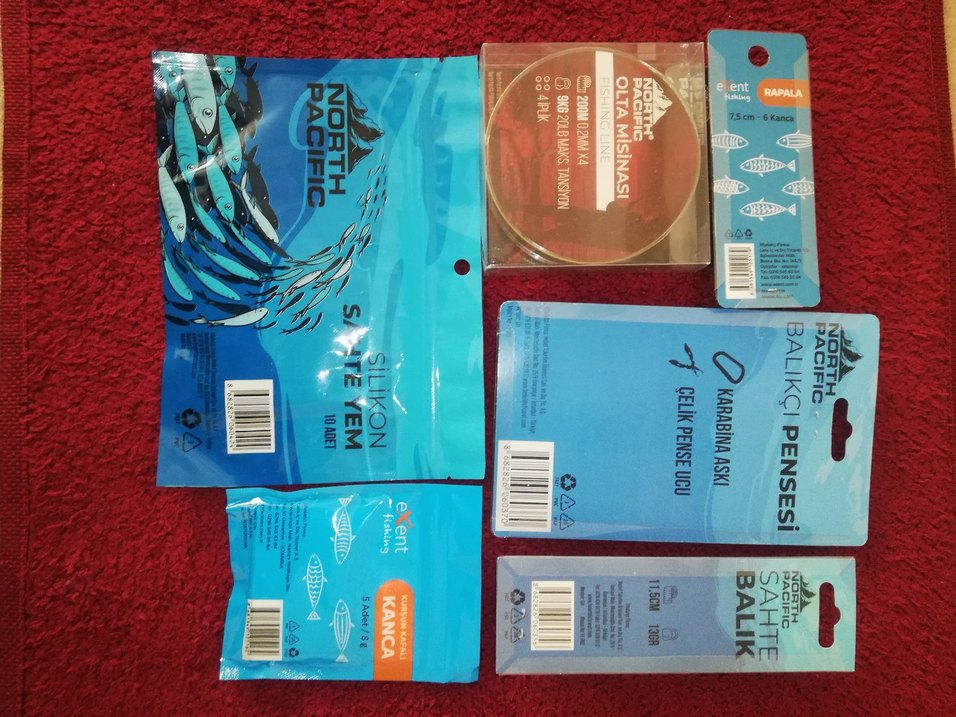 Renkli Balıkçılık Malzemeleri Seti - Görsel 4