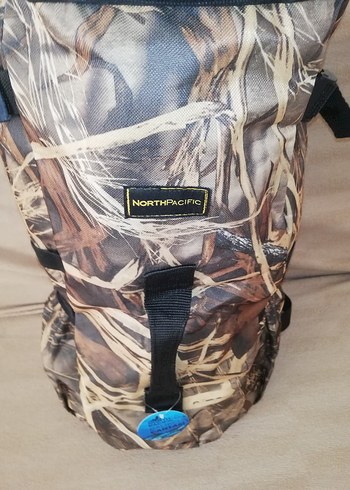 Kahverengi Kamuflajlı Tokalı Sırt Çantası - Görsel 2