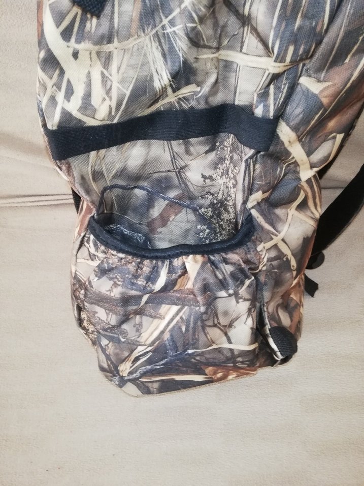 Kahverengi Kamuflajlı Tokalı Sırt Çantası - Görsel 5