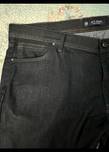 Siyah Regular Fit erkek Jean - Görsel 3