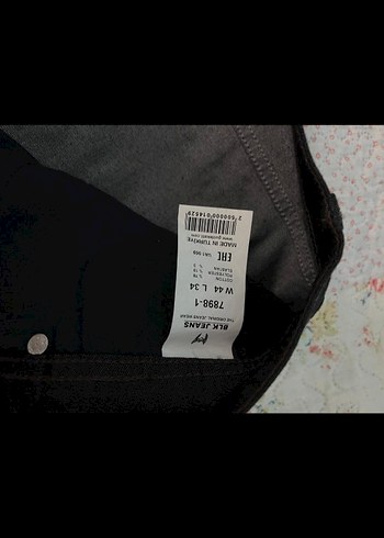 Siyah Regular Fit erkek Jean - Görsel 5