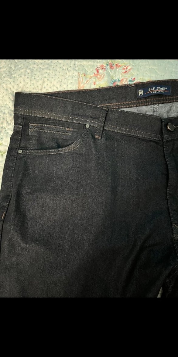 Siyah Regular Fit erkek Jean - Görsel 3