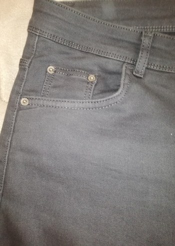 Gri Normal Boy Battal büyük beden erkek kot pantolon - Görsel 6