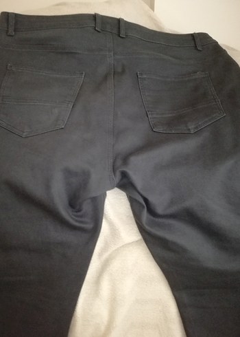 Gri Normal Boy Battal büyük beden erkek kot pantolon - Görsel 9