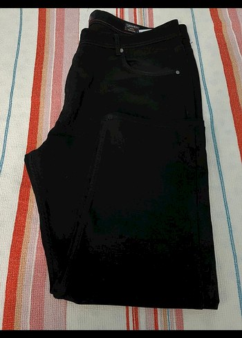 Siyah Rahat Kesim Fermuarlı erkek kot Pantolon Battal boy 6XL