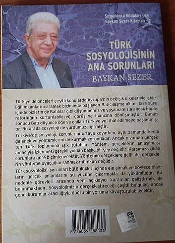  Türk Sosyolojisin Ana Sorunları 