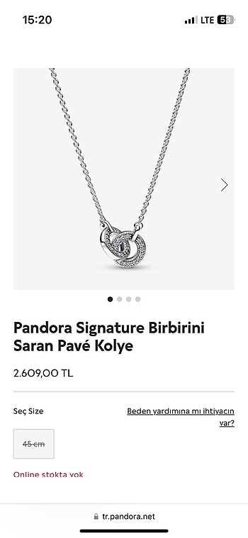 Pandora Pandora kolye