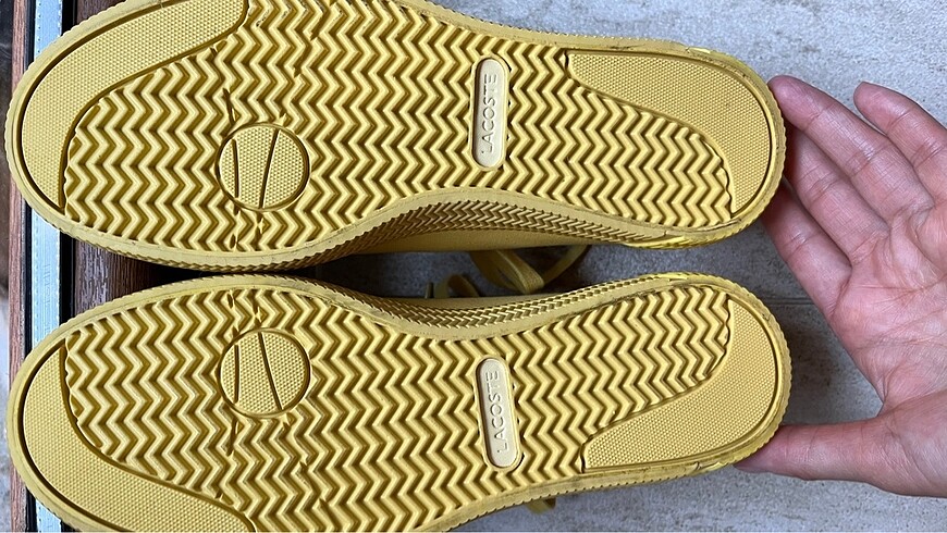 36 Beden sarı Renk Lacoste sneaker