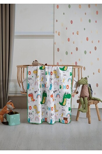 Diğer Polar Baskılı Bebek Battaniyesi 85x110 Cm