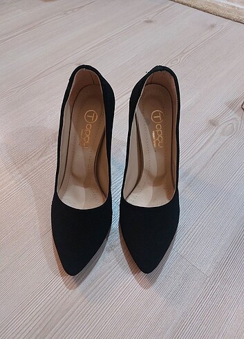 Siyah Süet Stiletto