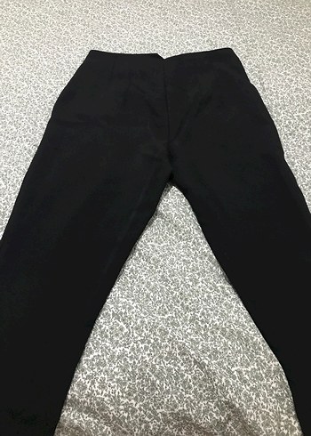 Kadın Siyah Midi Kumaş Pantolon - Görsel 6