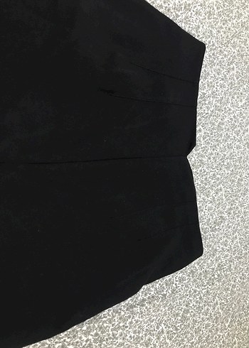 Kadın Siyah Midi Kumaş Pantolon - Görsel 4