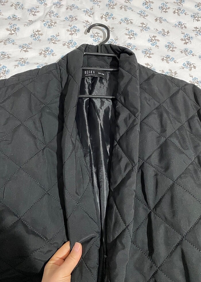 Uzun kapitone yelek - Görsel 3