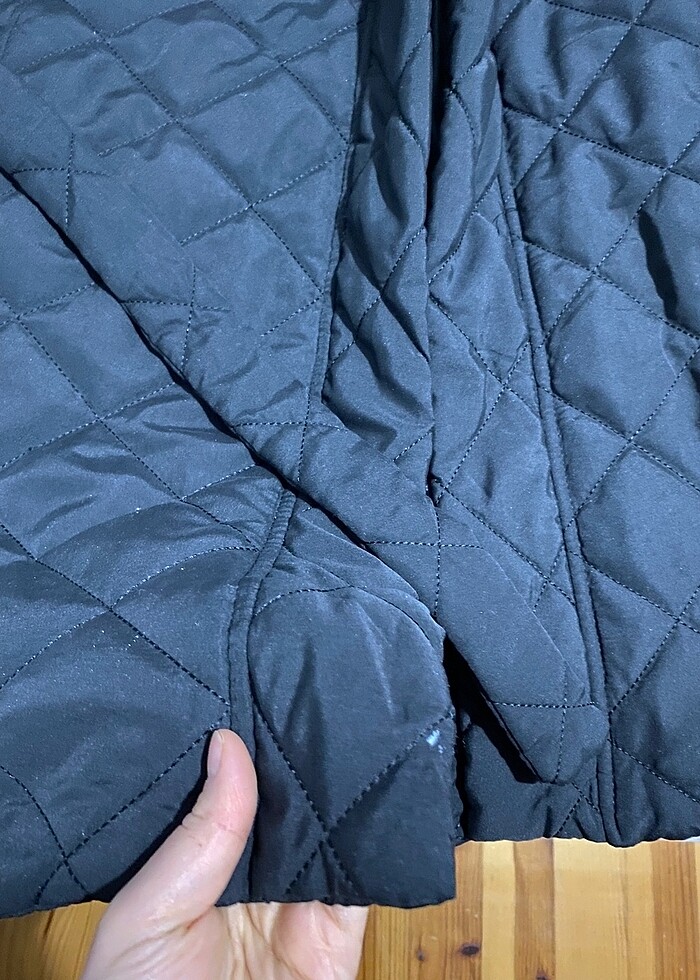 Uzun kapitone yelek - Görsel 4