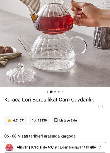 Karaca çaydanlık 