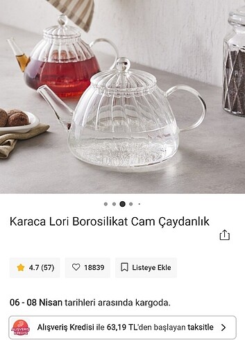 Karaca çaydanlık  - Görsel 3