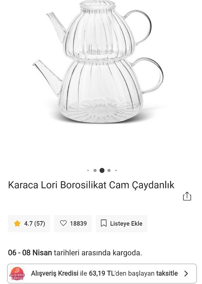 Karaca çaydanlık  - Görsel 2