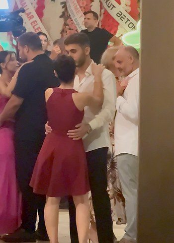 Özel Dikim Bordo Mini Elbise - Görsel 3