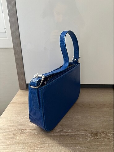 Beden mavi Renk Housebag Saks Mavisi Kol Çantası