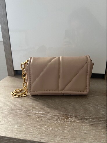 Zara Bej Mini El Çantası