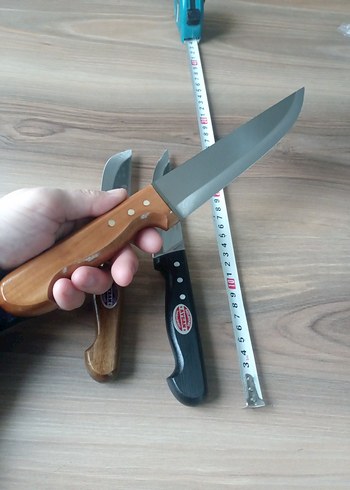 3 Parça Ahşap Saplı Mutfak Bıçağı Seti - Görsel 4