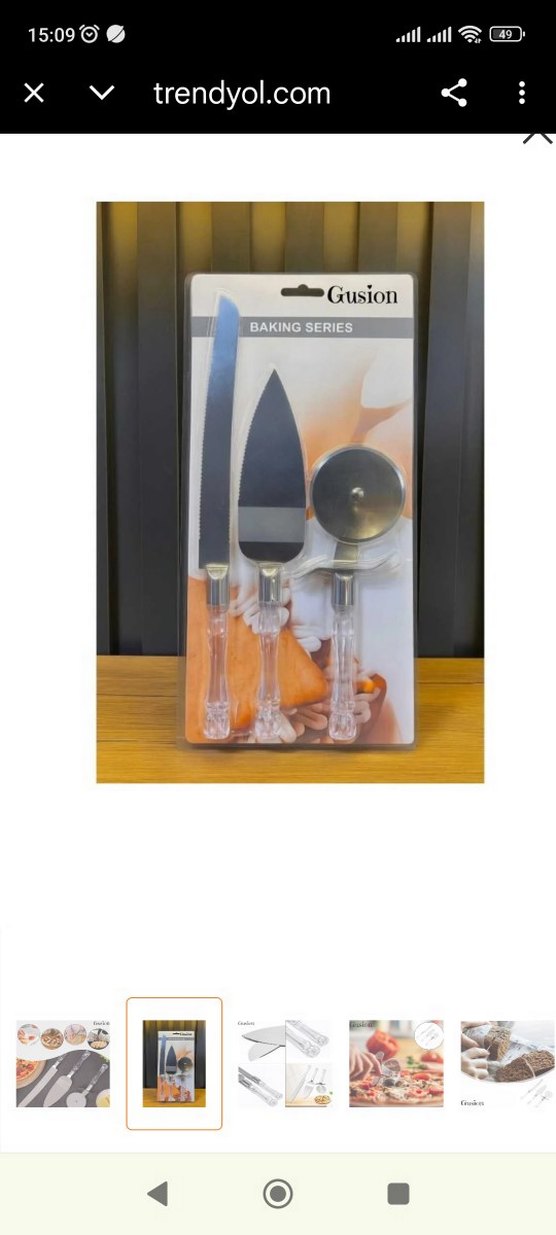 Gri Beyaz Pizza Seti - Görsel 2